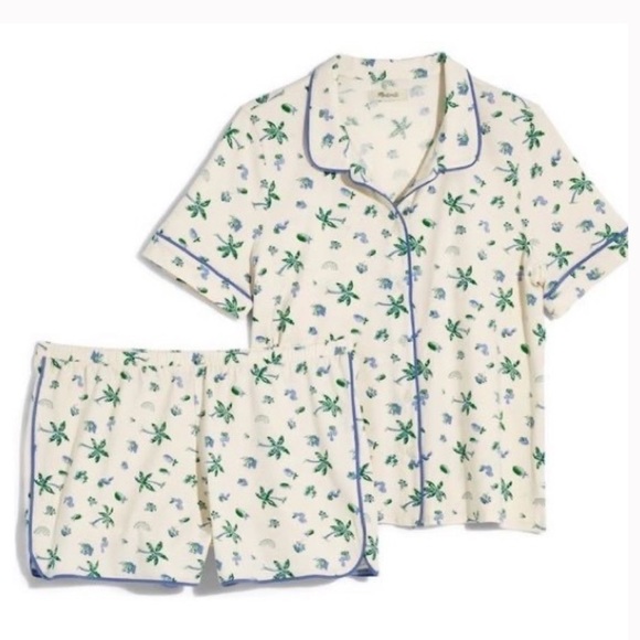 Madewell Palm Print Bedtime Pajama Set - Picture 2 of 7